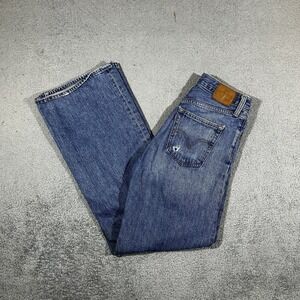 Levi's Premium Original Blue High Rise Rebcage Wide Leg Jeans Size 26 #1919